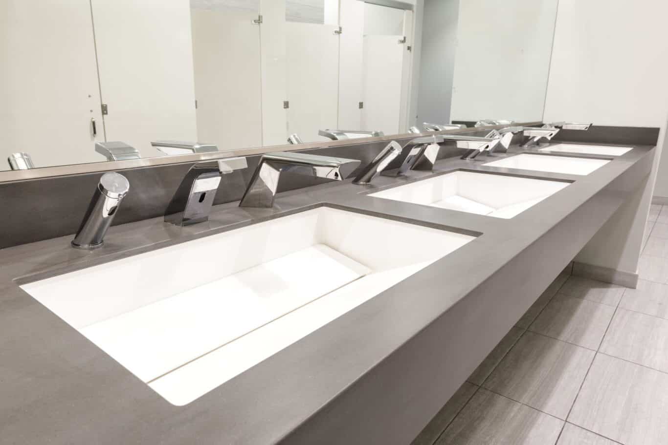 Gillette Stadium Optum Lounge D13 Sink System Installed